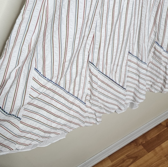 Liz Claiborne cotton striped dress size 12 - Picture 3 of 6